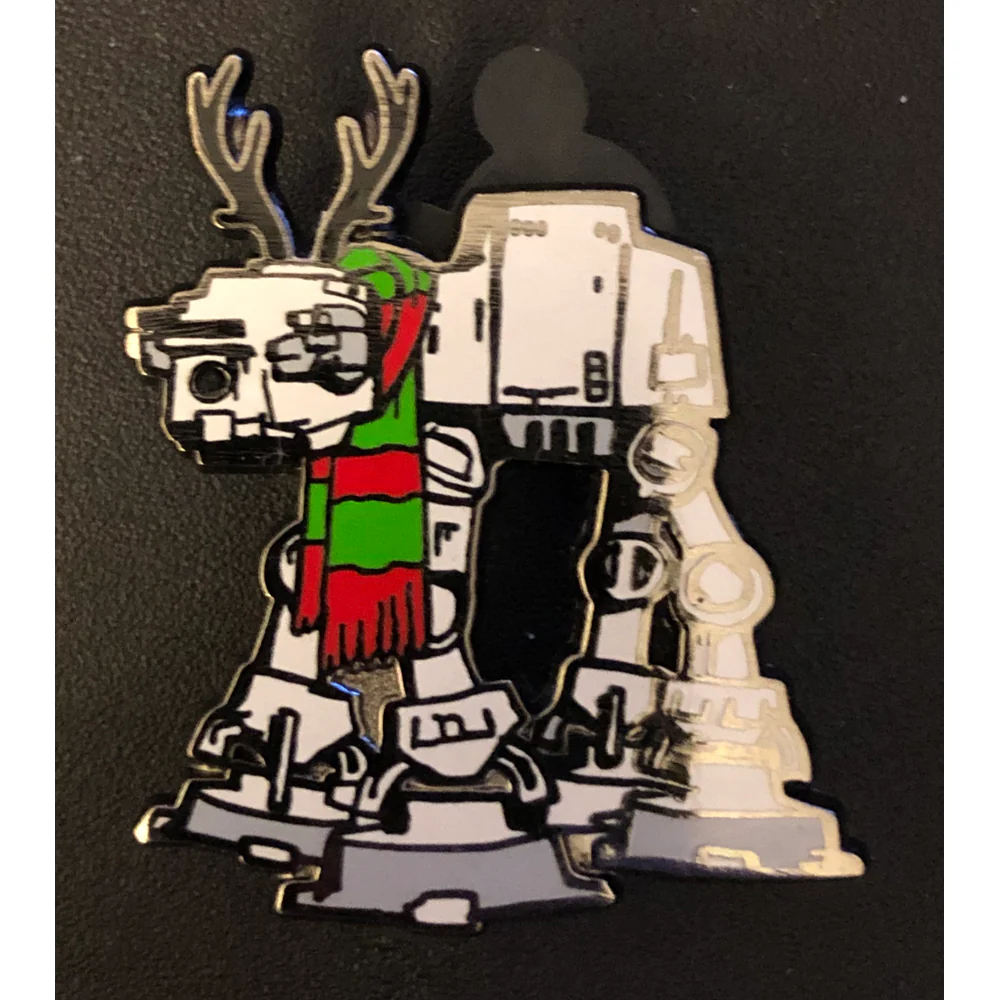 Disney Pin Trading AT-AT with Antlers
