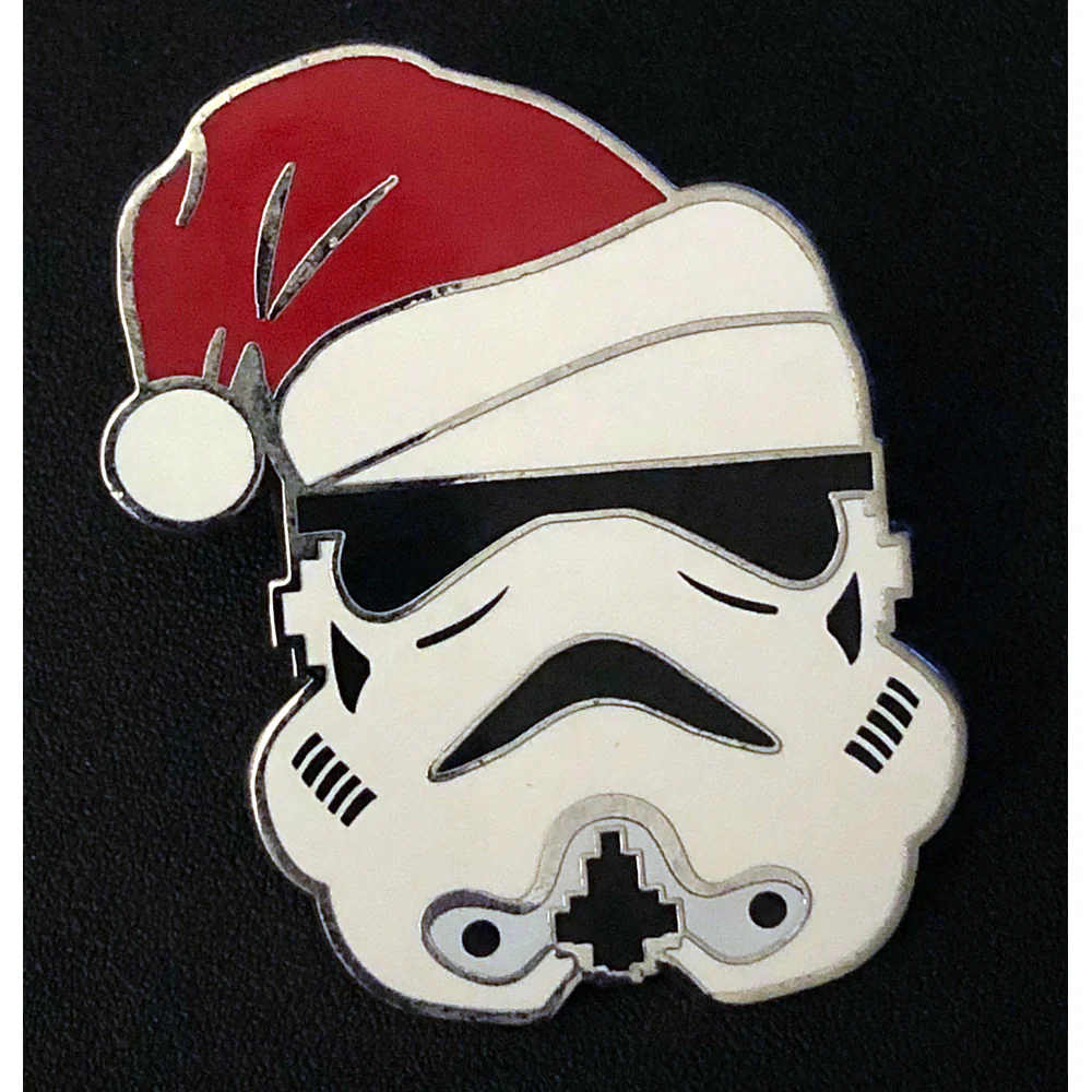Disney Pin Trading Stormtrooper with Santa Hat