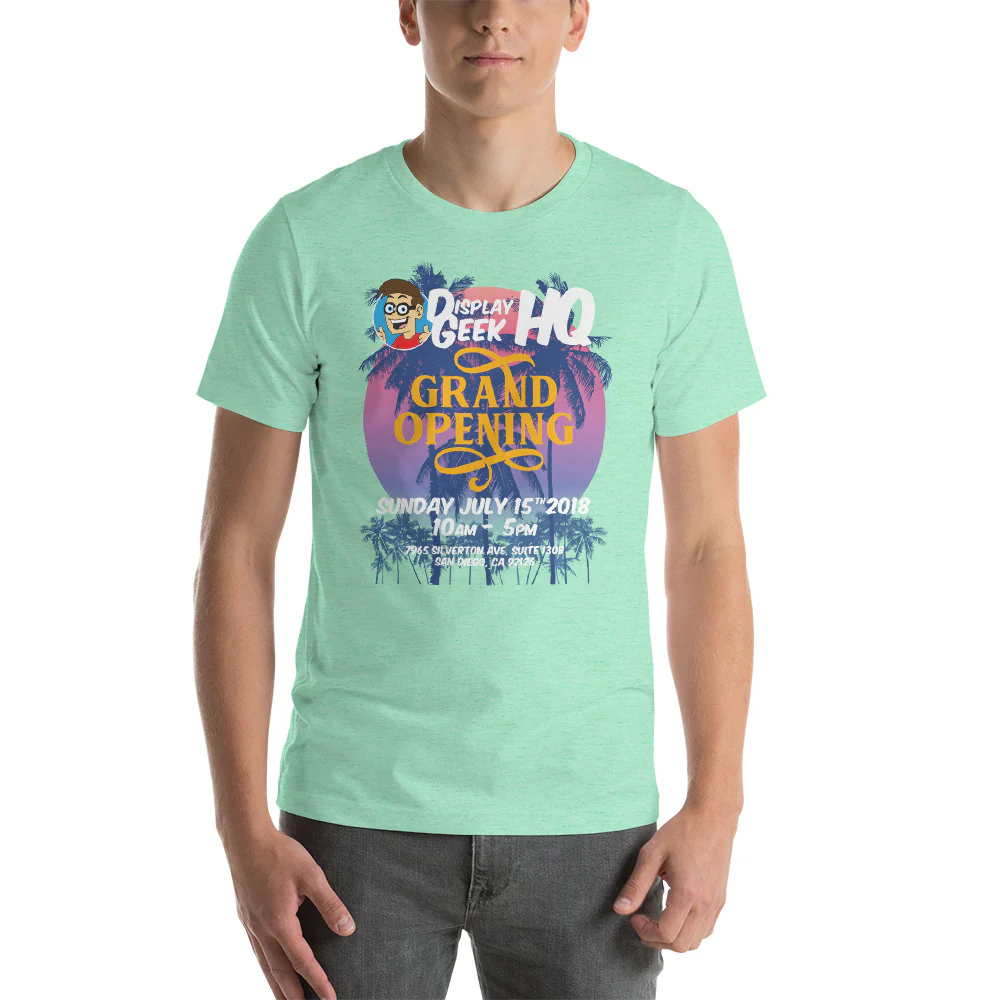 2018 Display Geek HQ Grand Opening - Short-Sleeve Unisex T-Shirt - Image 5