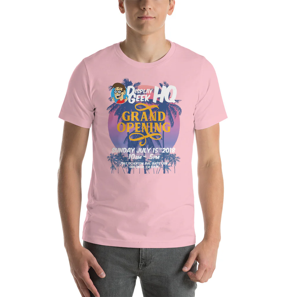 2018 Display Geek HQ Grand Opening - Short-Sleeve Unisex T-Shirt - Image 6