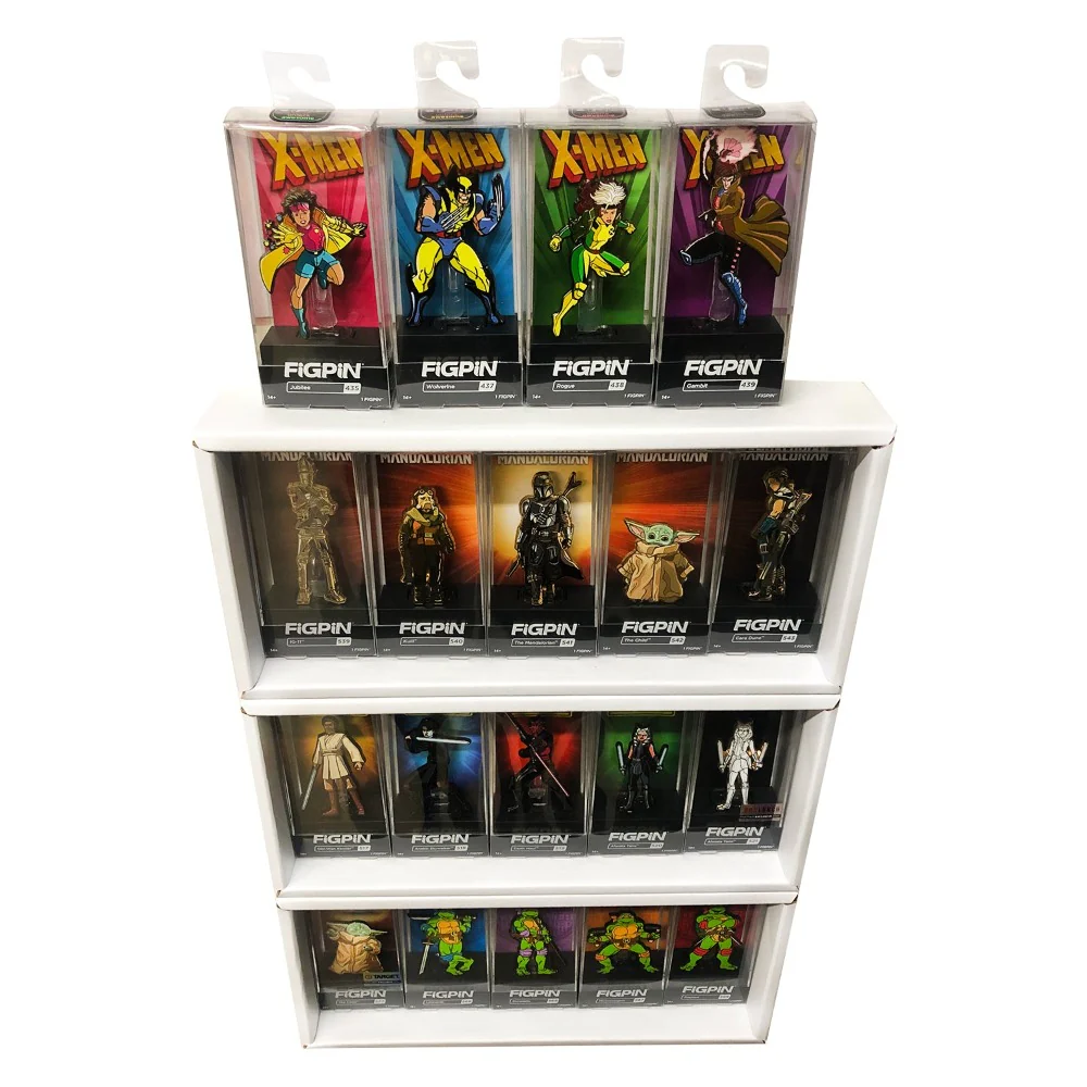 **DISCONTINUED** FIG BOX - Display Case for FiGPiN, Wall Mountable & Stackable Enamel Pin Shelf (Cardboard) - Image 12