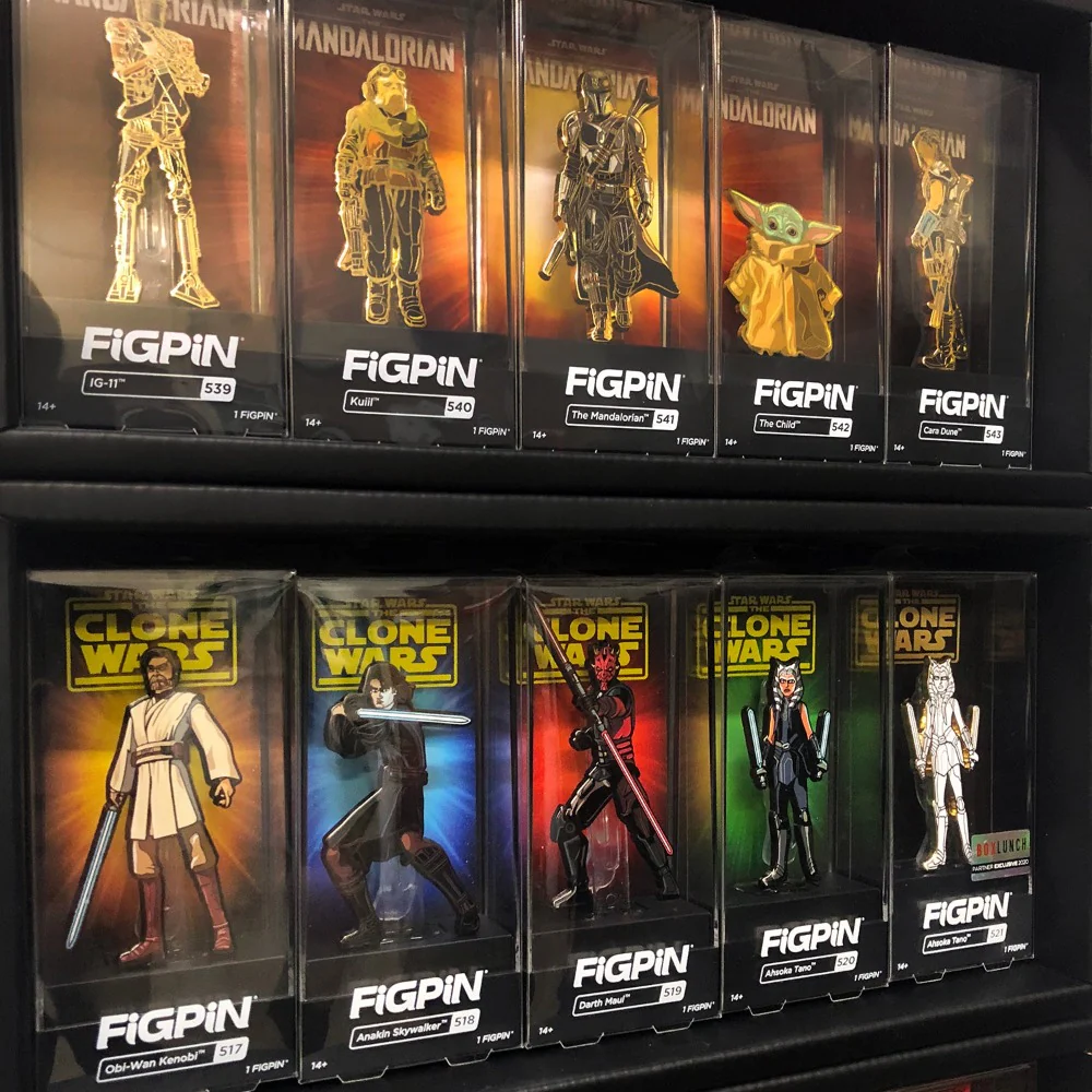 **DISCONTINUED** FIG BOX - Display Case for FiGPiN, Wall Mountable & Stackable Enamel Pin Shelf (Cardboard) - Image 4