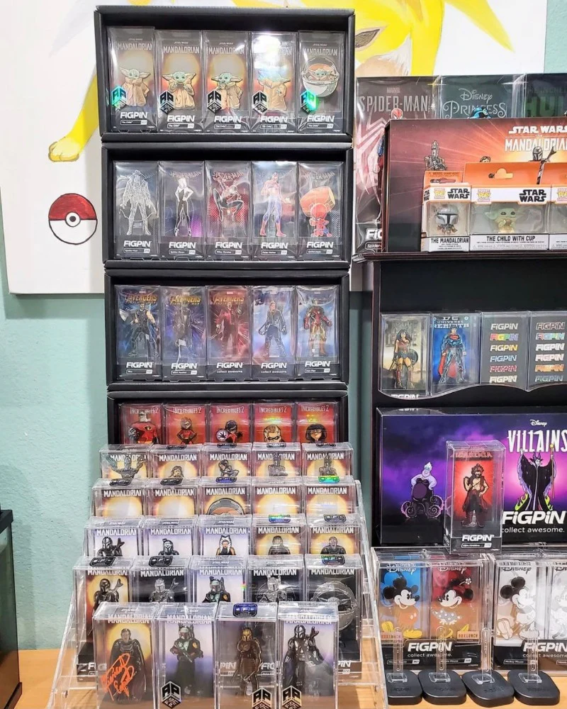 **DISCONTINUED** FIG BOX - Display Case for FiGPiN, Wall Mountable & Stackable Enamel Pin Shelf (Cardboard) - Image 9