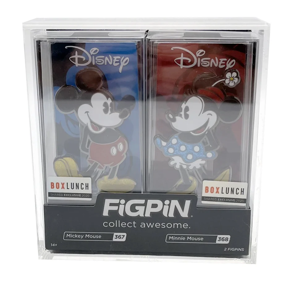 Acrylic Hard Case for FiGPiN 2-PACK Collectible Pins, 4mm thick (UV Resistant & Slide Bottom) - Image 3