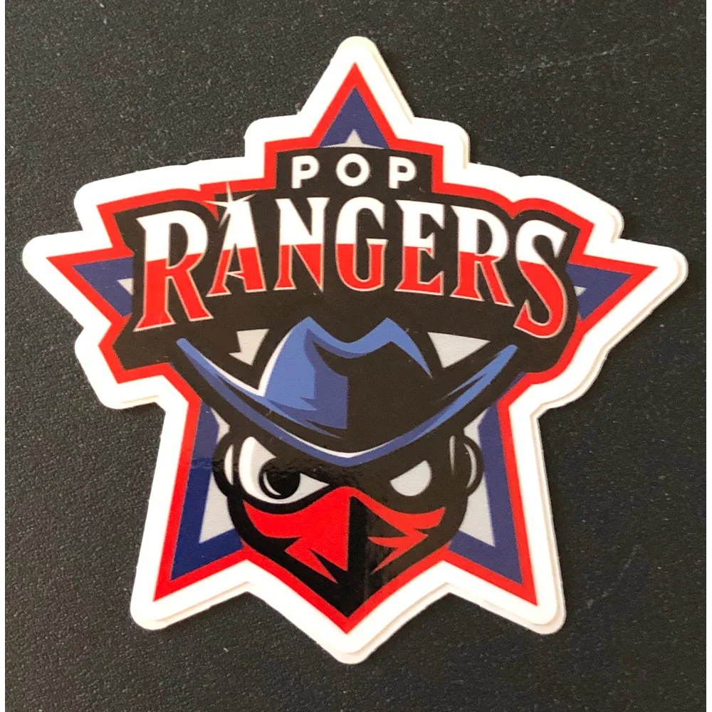 Funko Pop Rangers FunKon Team Sticker
