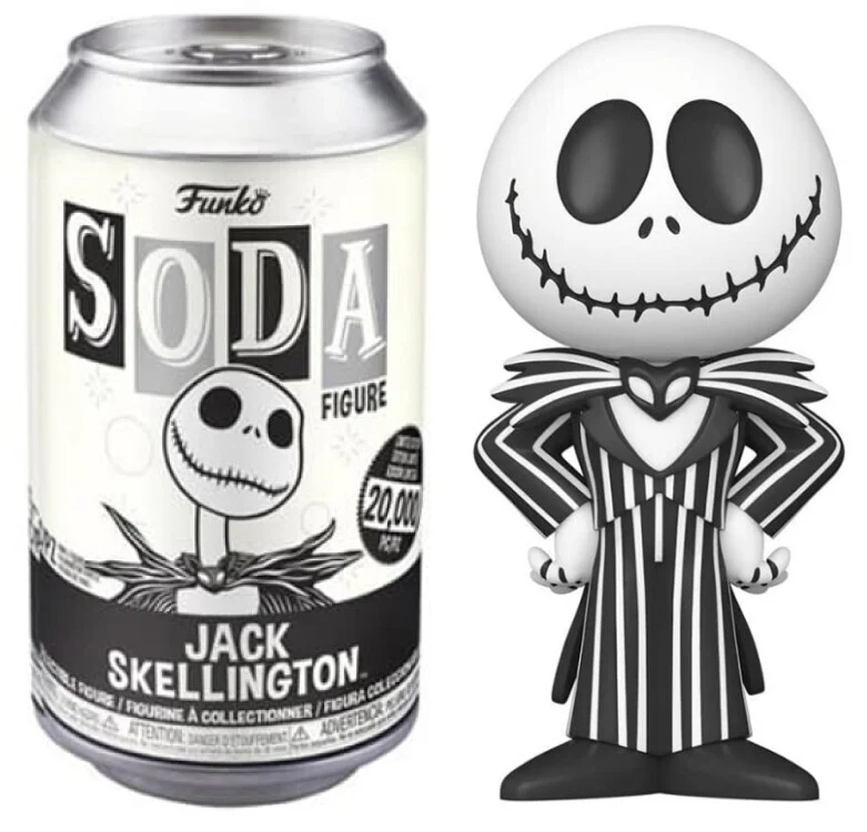 Funko Soda Disney Nightmare Before Christmas Jack Skellington Common Vinyl Toy Art Figure