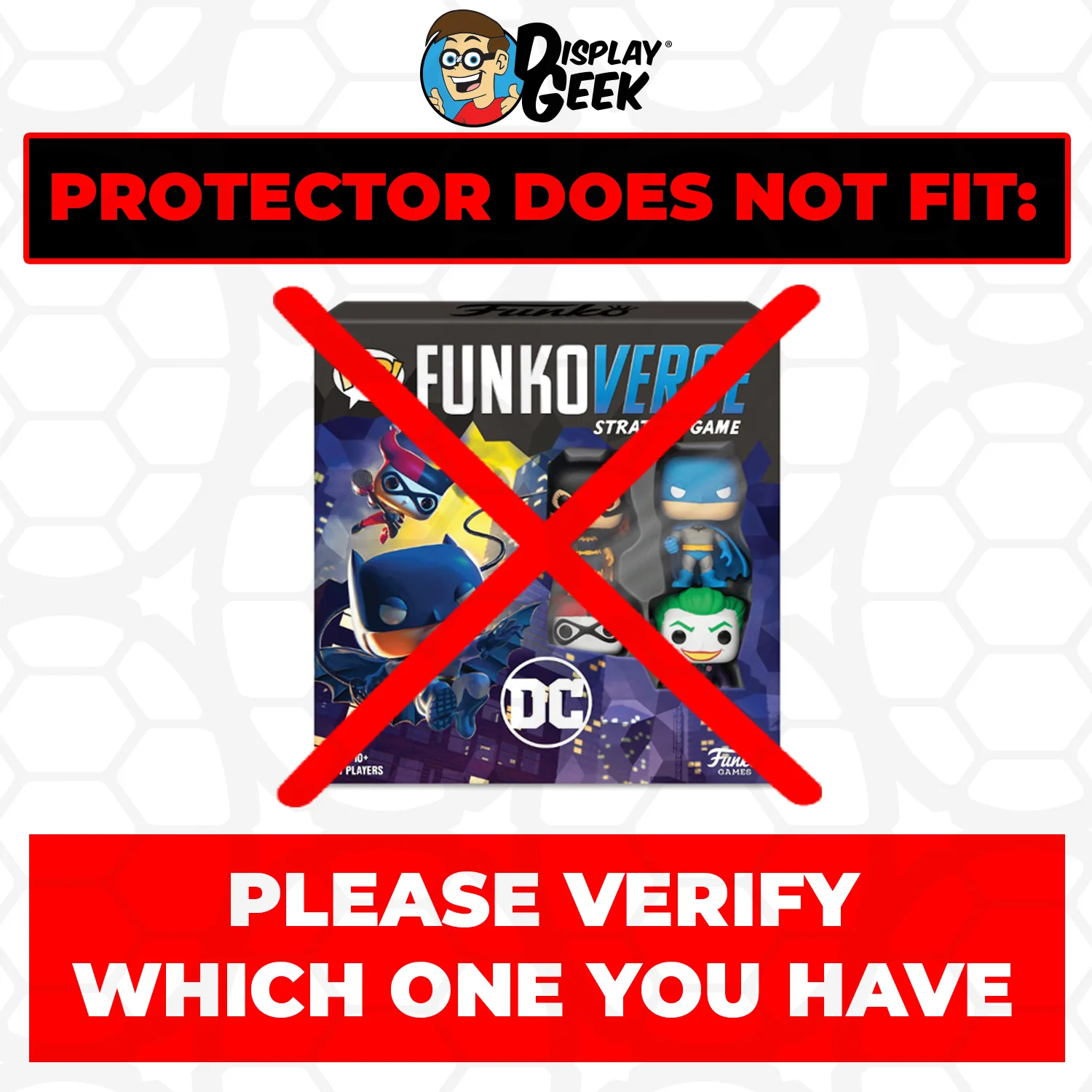 FUNKOVERSE Pop Protectors for Tall Funko Board Games (0.50mm thick) 10.5h x 7w x 2.5d - Image 5