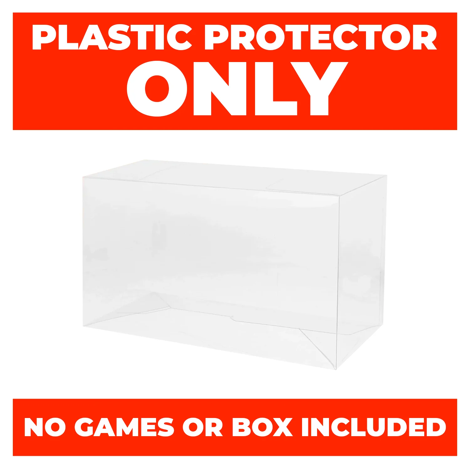 Plastic Protector for GAME CUBE Video Game Console Box (0.50mm thick, UV & Scratch Resistant) - Image 3