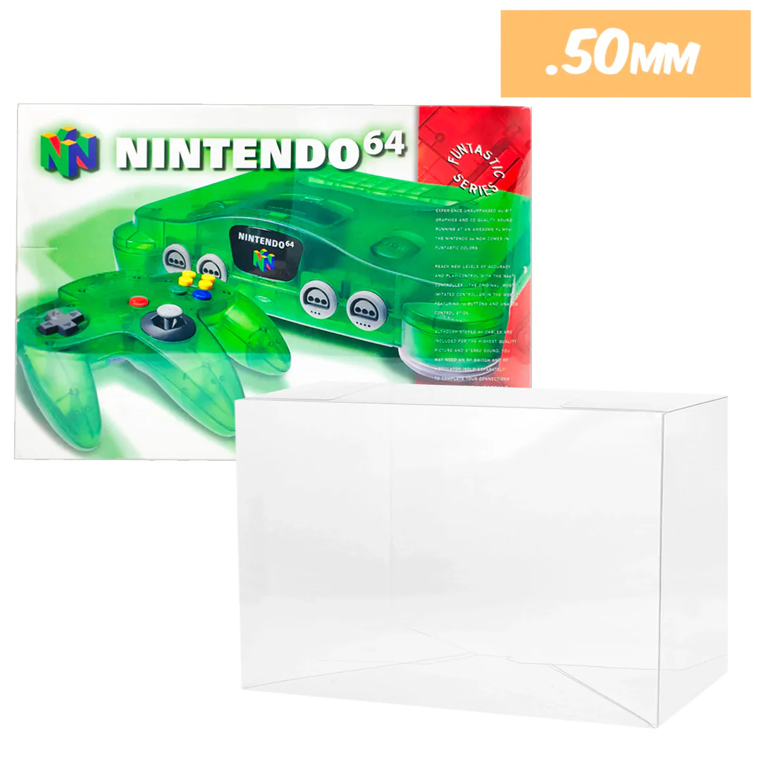 Plastic Protector for N64 FUNTASTIC Video Game Console Box (0.50mm thick, UV & Scratch Resistant) - Image 5