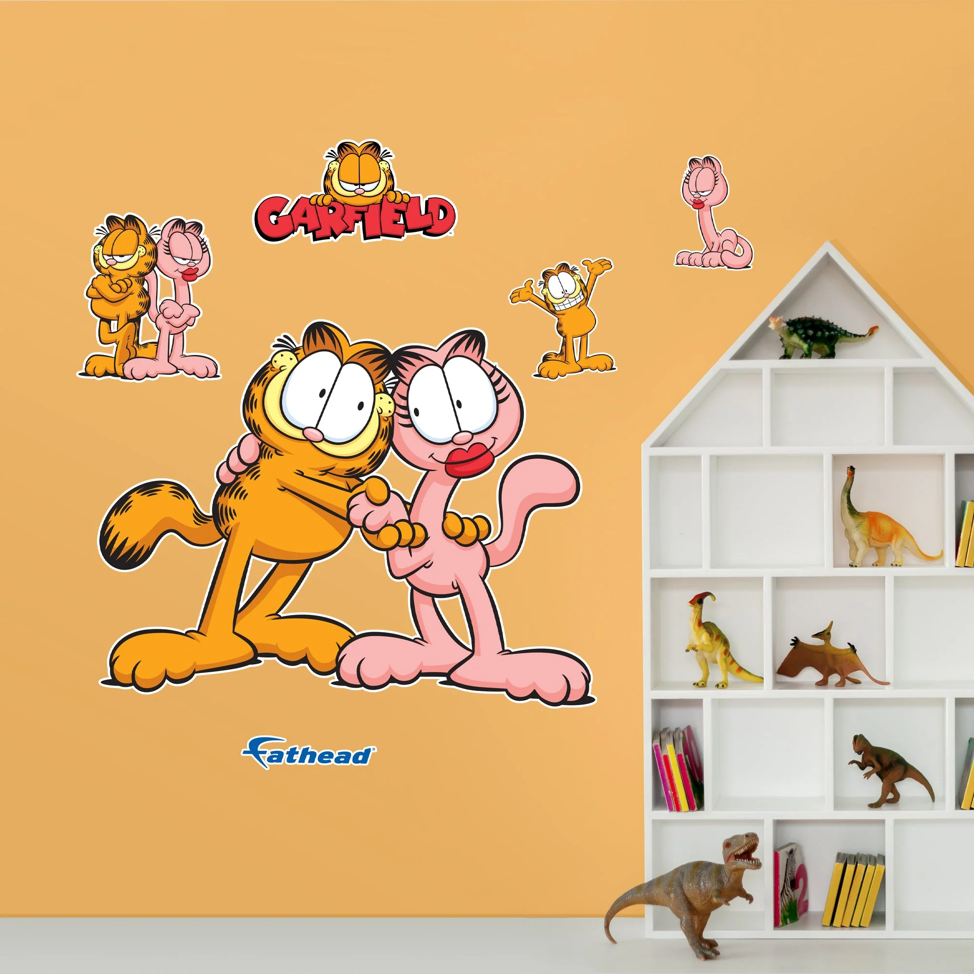 Garfield & Arlene - Garfield - RealBig Collection - Official Nickelodeon - Reusable Vinyl Wall Decals - Image 2