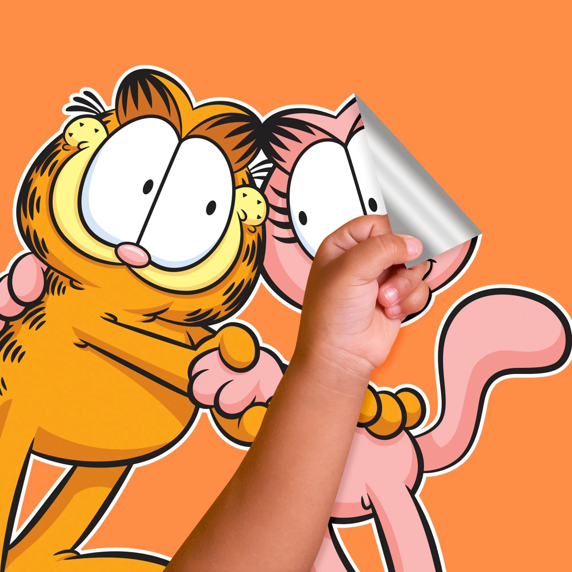 Garfield & Arlene - Garfield - RealBig Collection - Official Nickelodeon - Reusable Vinyl Wall Decals - Image 4