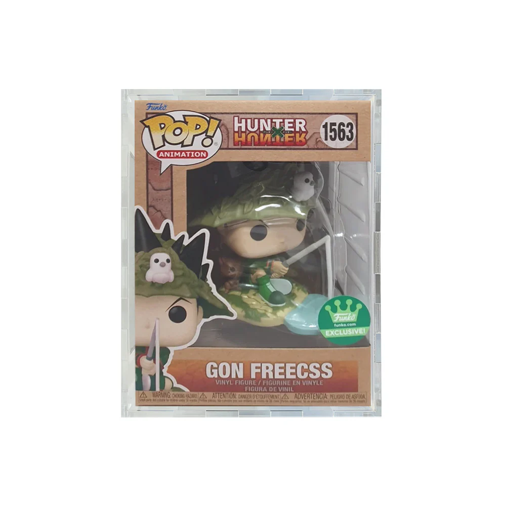Custom Acrylic Hard Case for GON FREECSS #1563 Funko Pop Grail Boxes (4.5mm thick) Fits 6.25h x 4.5w x 4.5d
