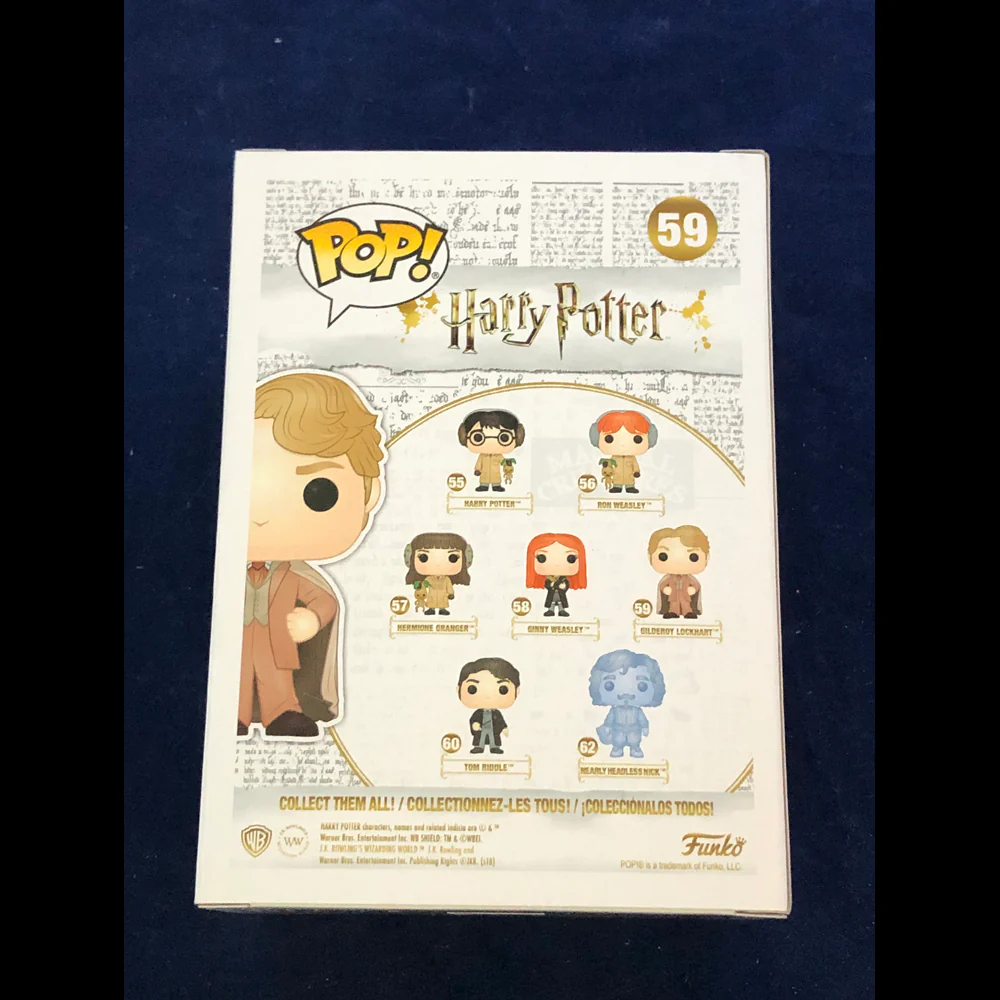 Funko Pop Harry Potter Gilderoy Lockhart Blue Suit Barnes and Noble - Image 2