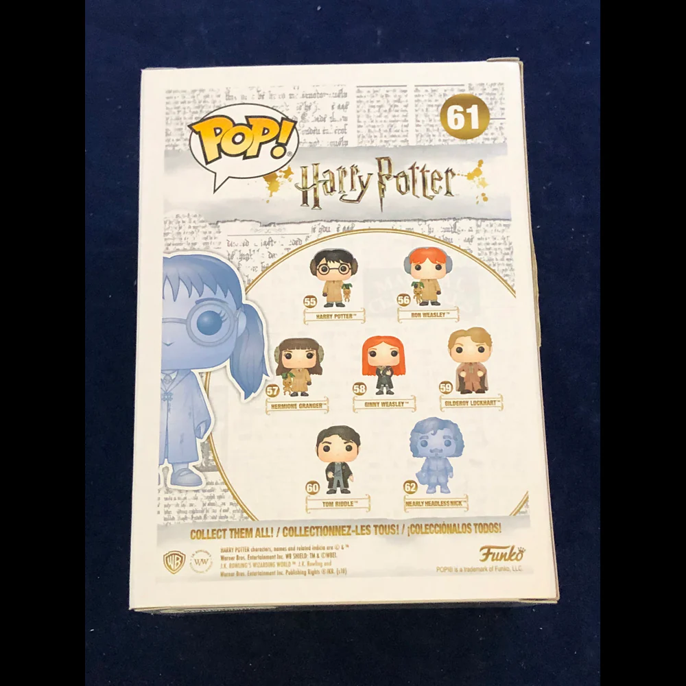 Funko Pop Harry Potter Moaning Myrtle Translucent Glow in the Dark Summer Convention - Image 2