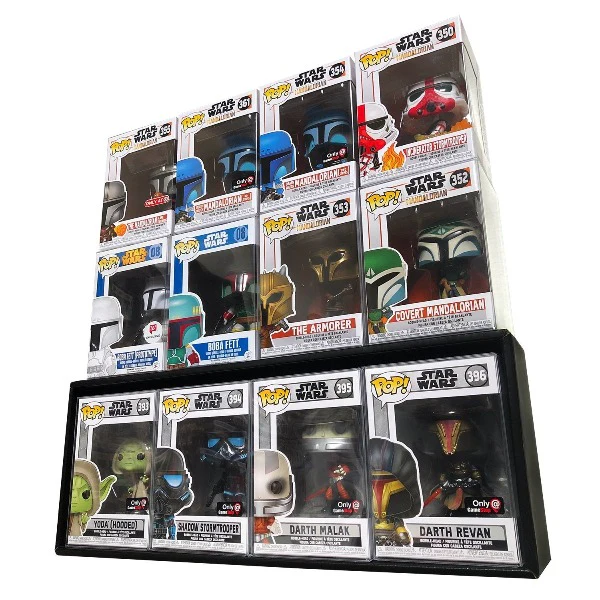 **DISCONTINUED** HMBR - 3 Single Row Display Cases for Handmade by Robots, Wall Mountable & Stackable Pop Shelf (Cardboard) - Image 11