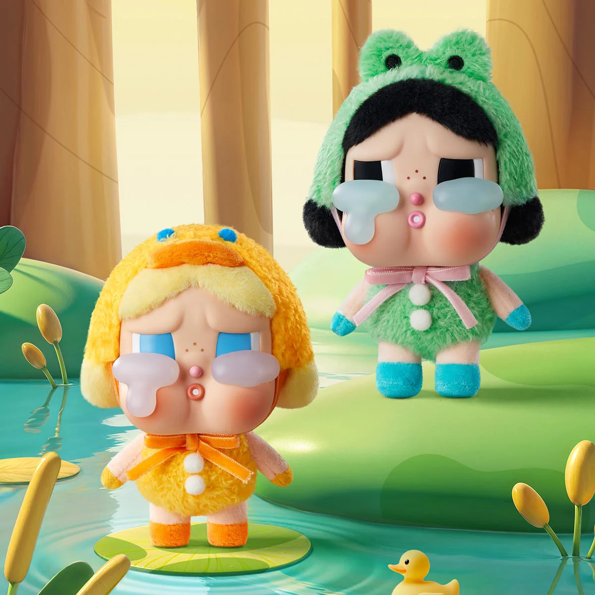 POP MART CRYBABY Crying Again Series - Vinyl Face Plush Blind Box - Image 3