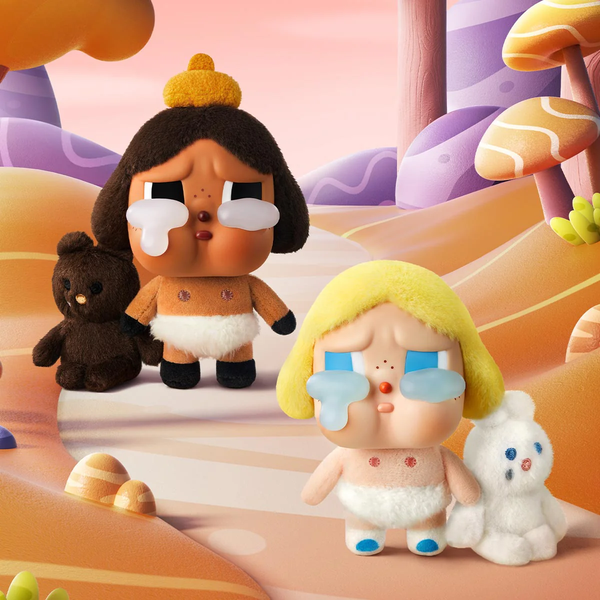 POP MART CRYBABY Crying Again Series - Vinyl Face Plush Blind Box - Image 6
