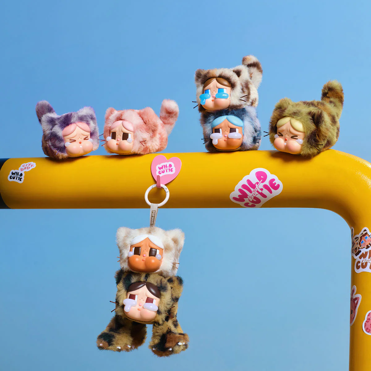POP MART CRYBABY Wild but Cutie Series - Vinyl Plush Pendant Blind Box - Image 3