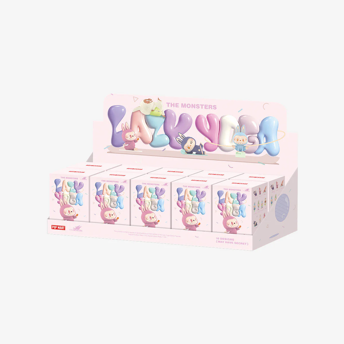 POP MART Labubu Lazy Yoga Series Figures Blind Box (SEALED)
