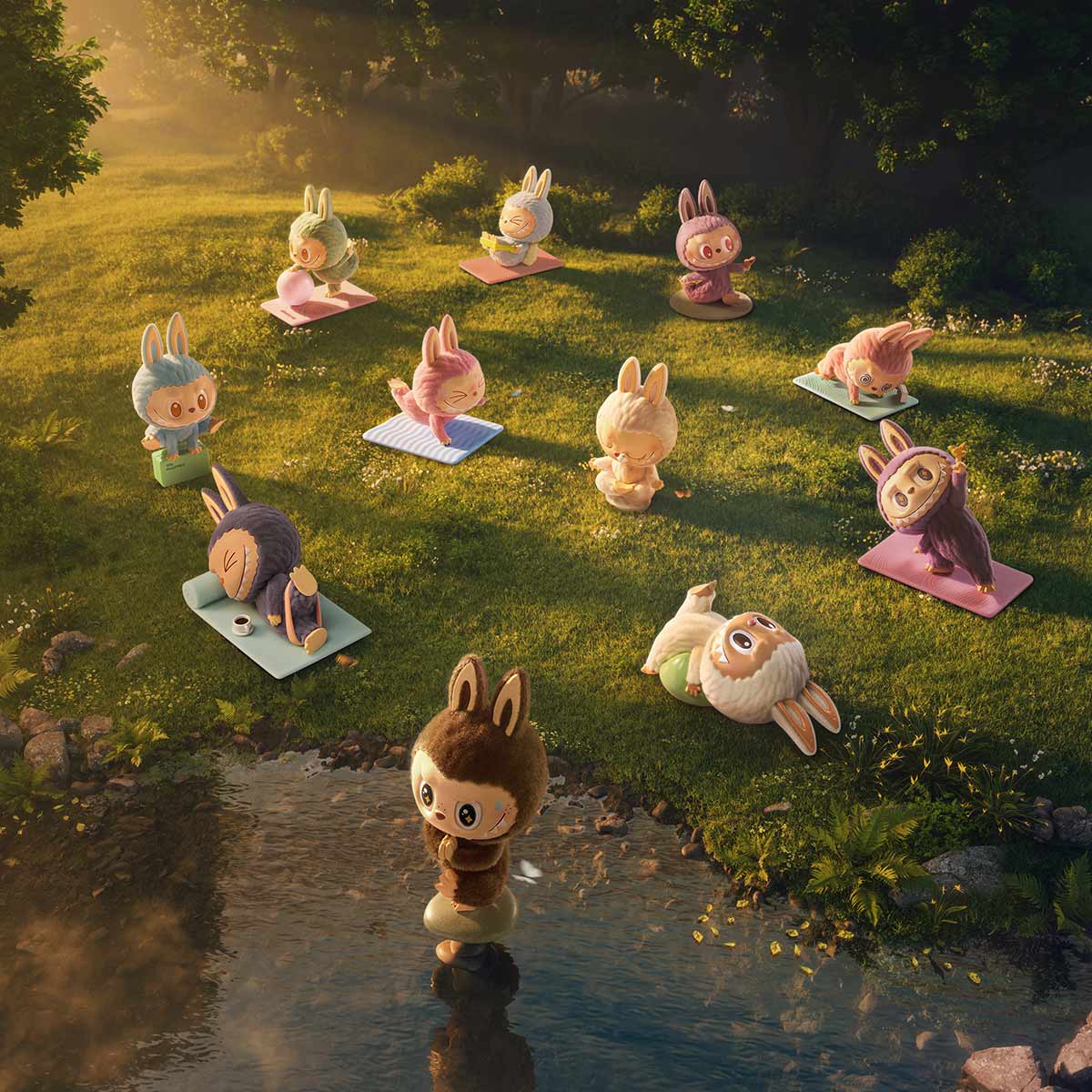 POP MART Labubu Lazy Yoga Series Figures Blind Box (SEALED) - Image 3