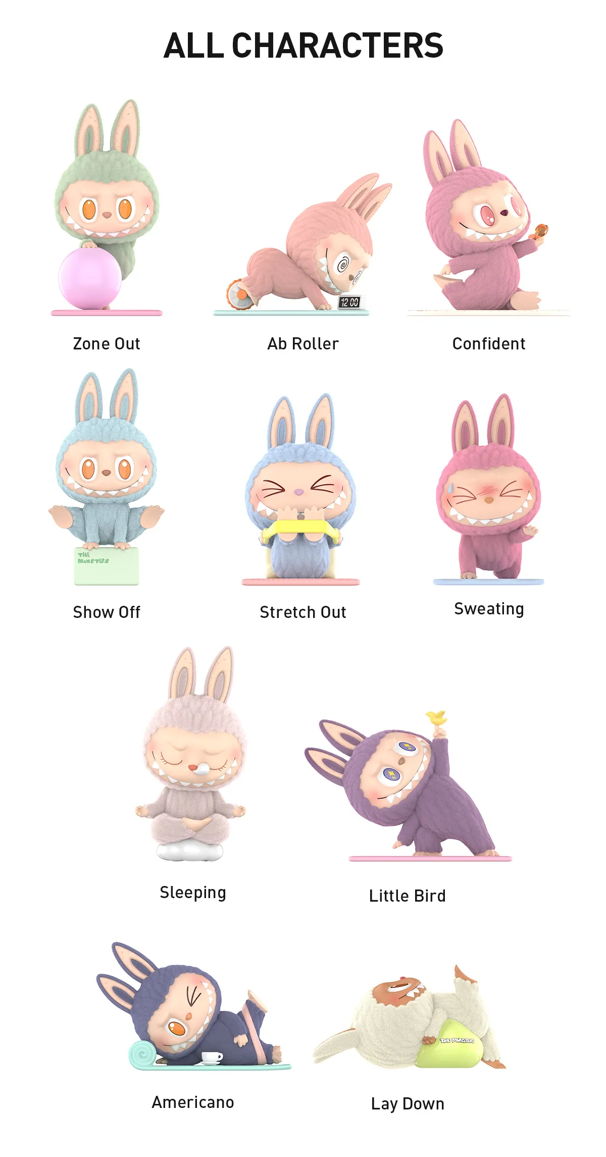 POP MART Labubu Lazy Yoga Series Figures Blind Box (SEALED) - Image 5