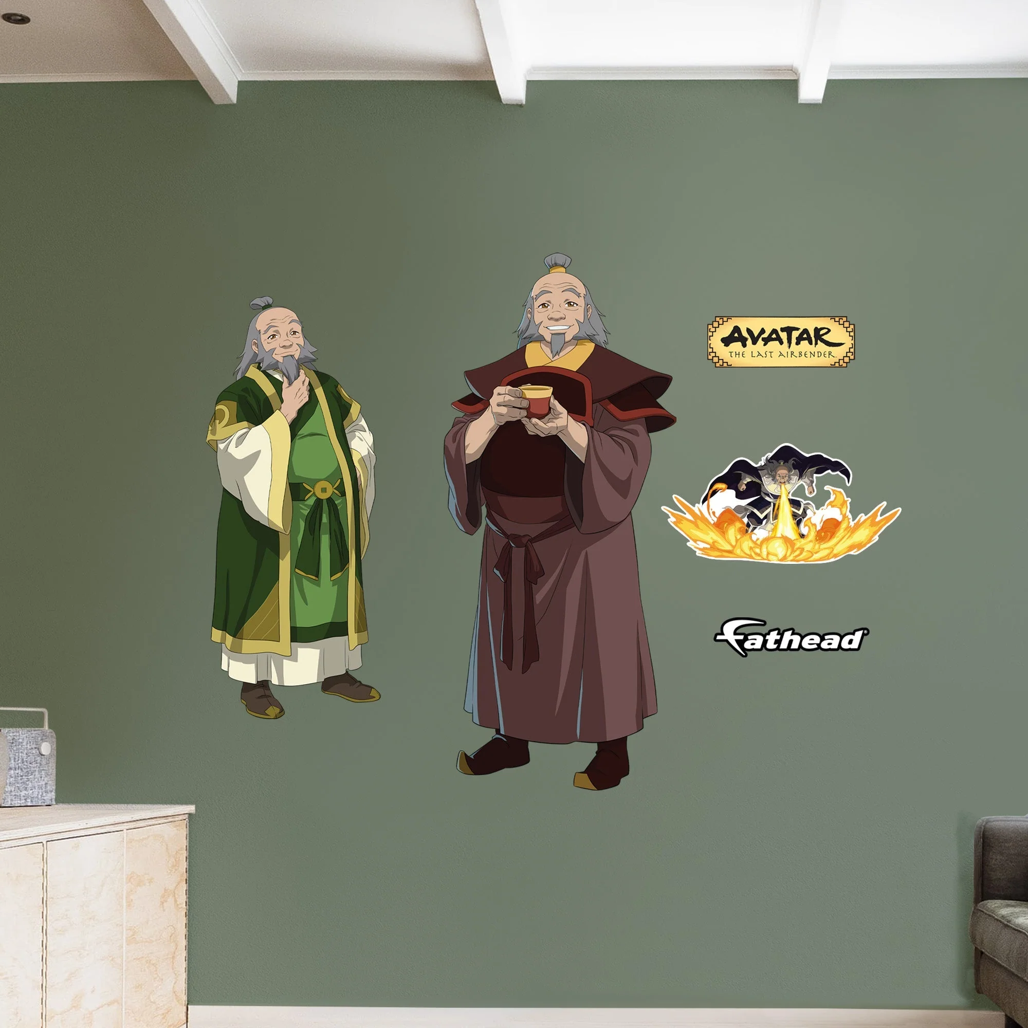 Iroh - Avatar The Last Airbender - RealBig Collection - Official Nickelodeon - Reusable Vinyl Wall Decals - Image 6