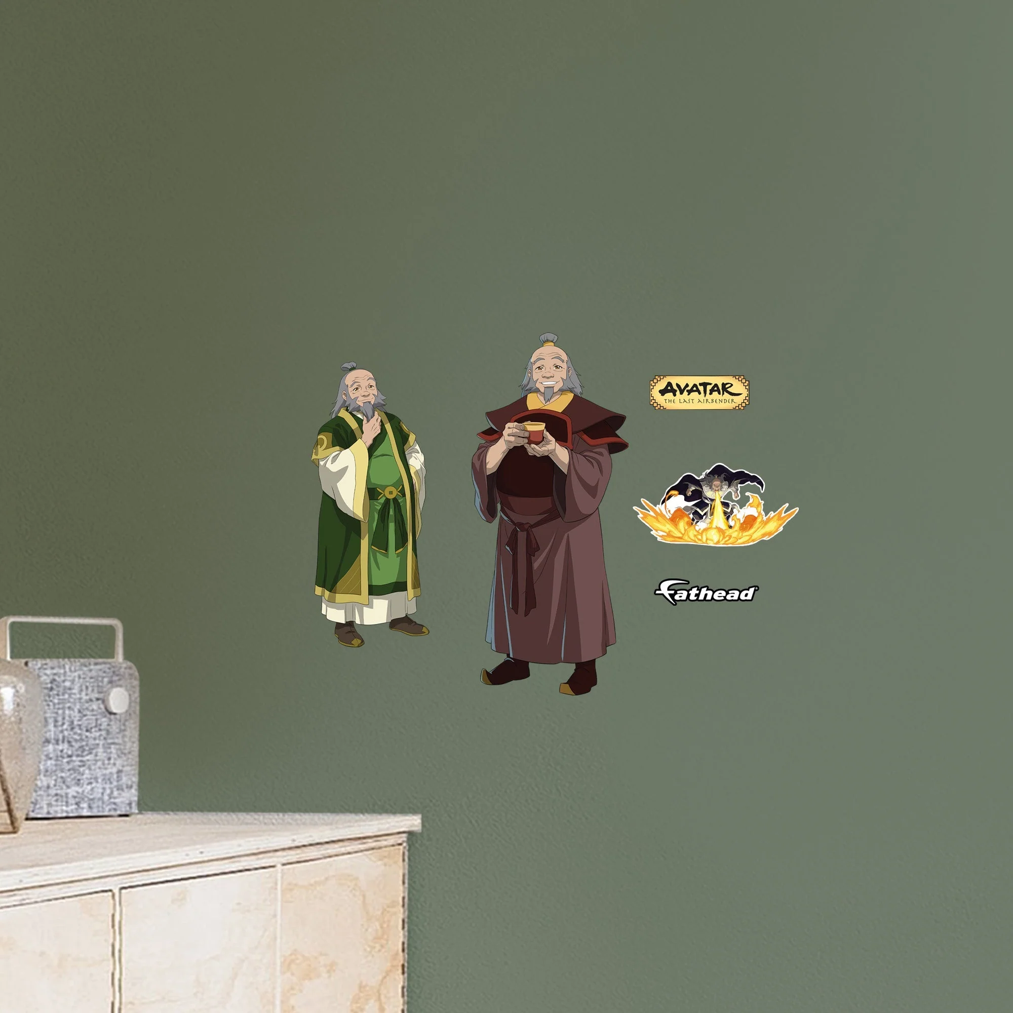 Iroh - Avatar The Last Airbender - RealBig Collection - Official Nickelodeon - Reusable Vinyl Wall Decals - Image 7