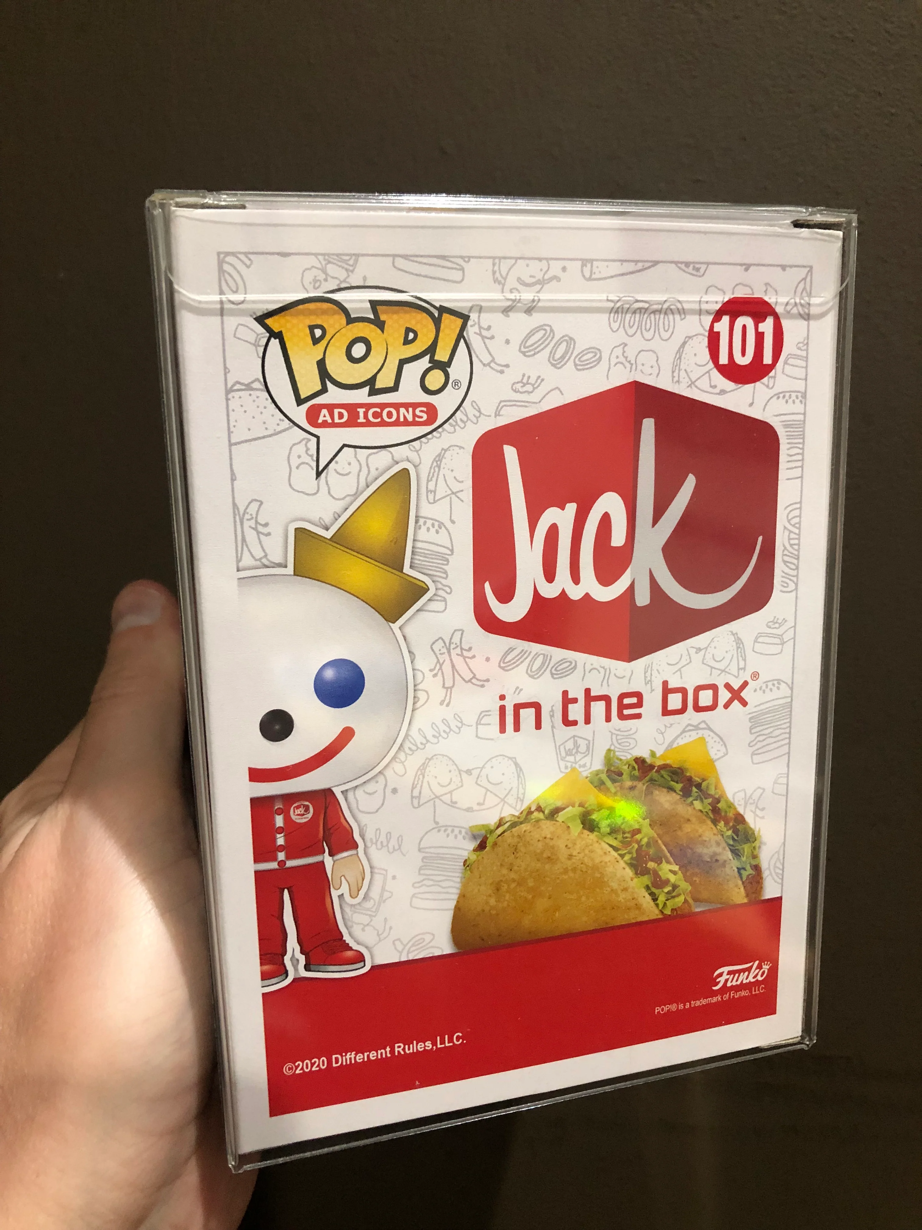 Funko Pop Jack in the Box in Tracksuit Virtual Funkon LE 2000 - Image 2