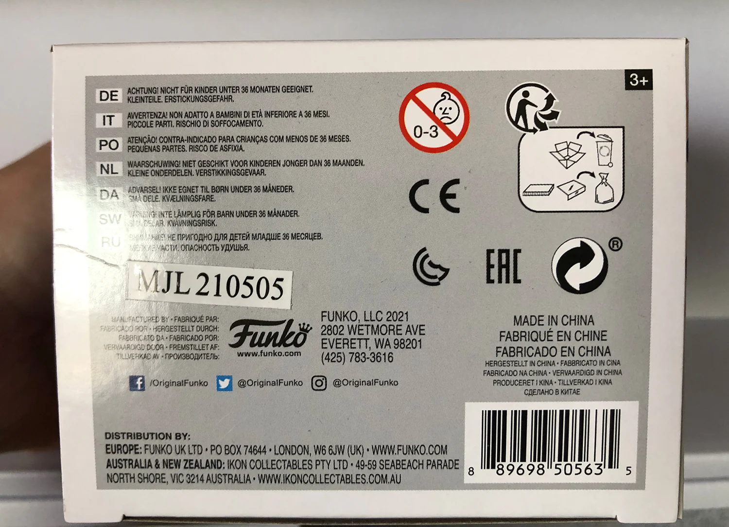 Funko Pop Judo Freddy Funko Box of Fun LE 3000 - Image 6