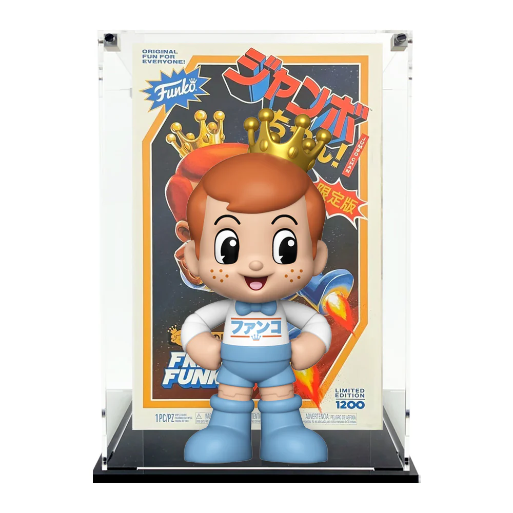 Custom Acrylic Display Case for JUMBO CHAN COMBO Funko Grail Box & Figure Together (3mm thick, UV Resistant) - Image 9