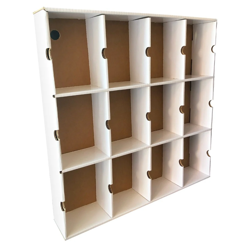 KUBBIE DLX WHITE (3x4) - In Box Display Case for Funko Pops, Wall Mountable & Stackable Pop Shelf (Cardboard) - Image 6