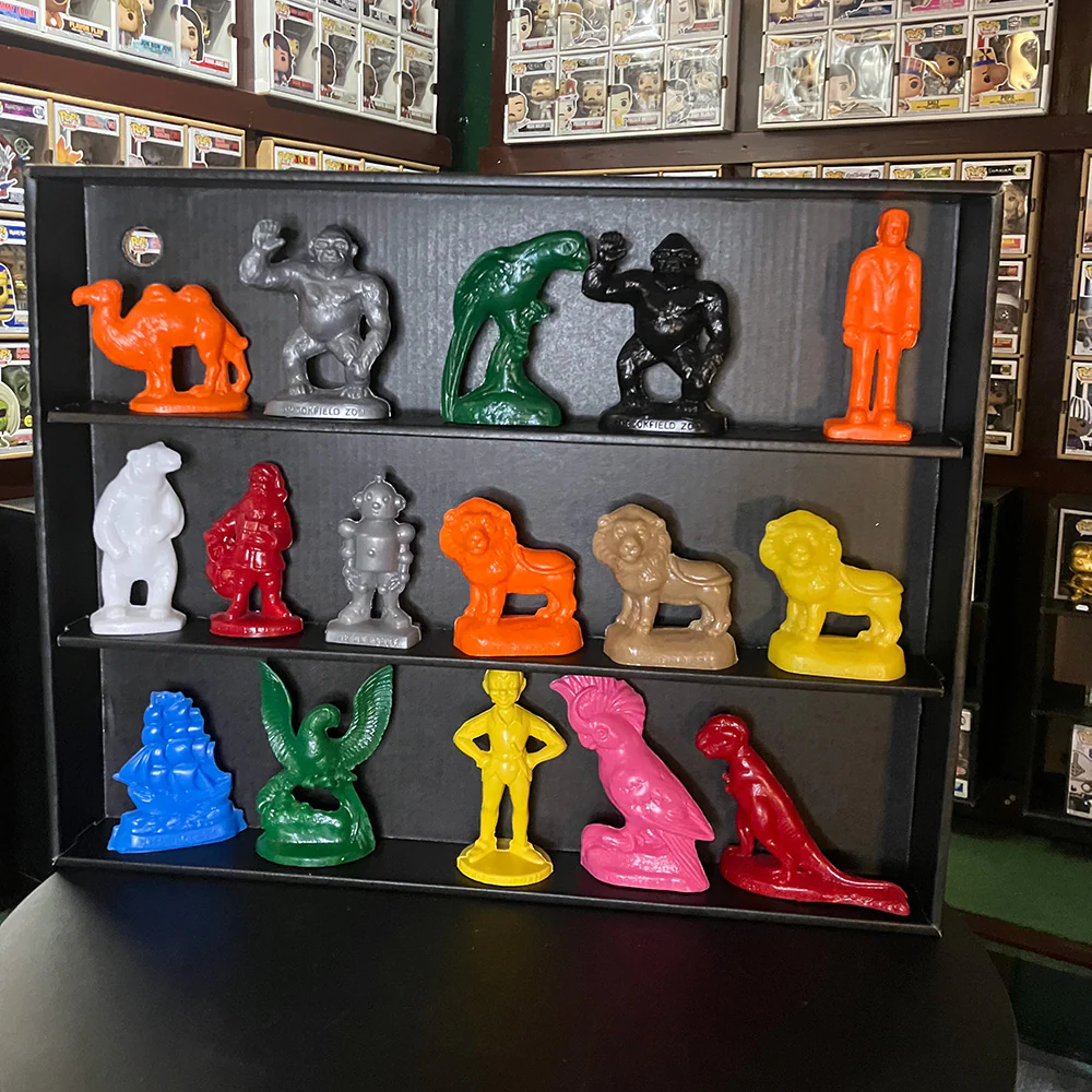 KUBBIE MOLD-A-RAMA (3 Row) - Display Case for Collectibles, Wall Mountable & Stackable Shelf (Cardboard) - Image 7