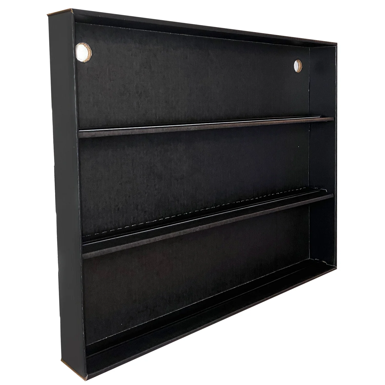KUBBIE SNES (3 Row) - Display Case for Super Nintendo Games, Wall Mountable & Stackable Shelf (Cardboard) - Image 3