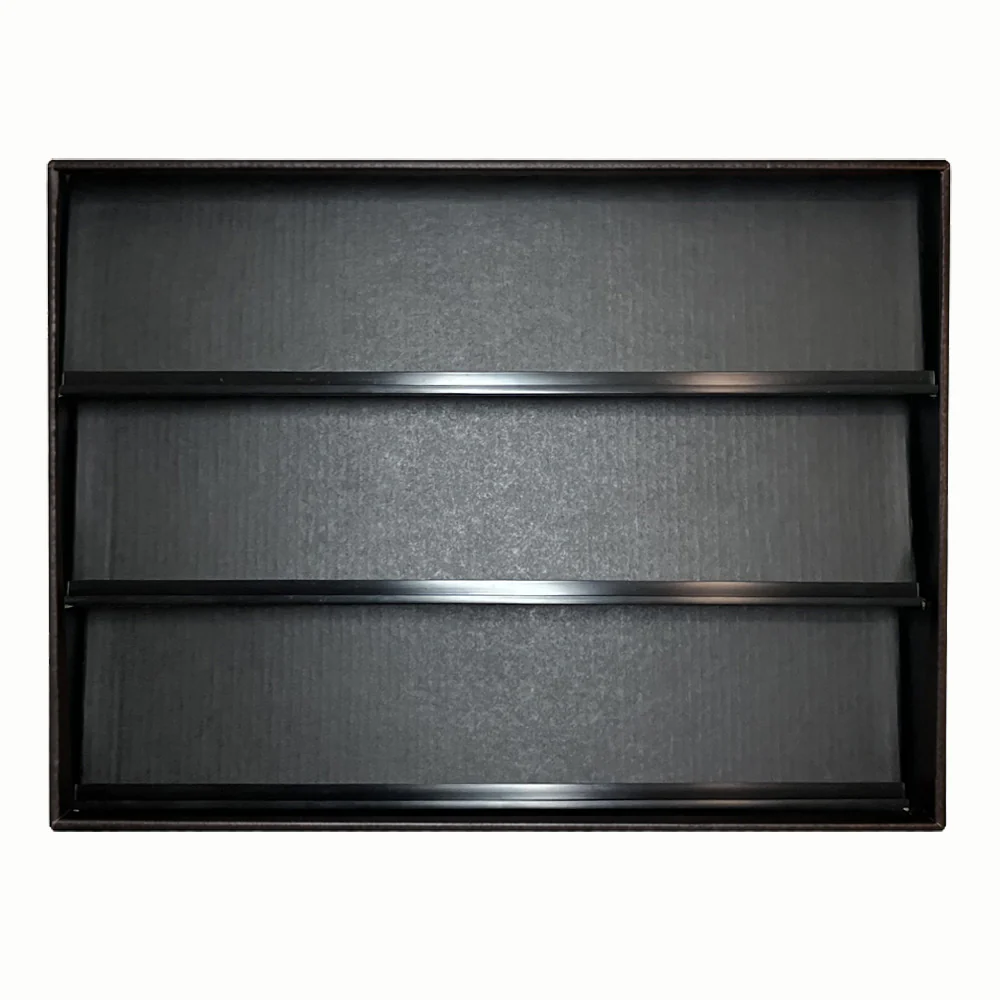 **PRE-ORDER ETA LATE MARCH** KUBBIE TCG (3 Row) - Display Case for Trading Card Games, Wall Mountable & Stackable Shelf (Cardboard) - Image 4