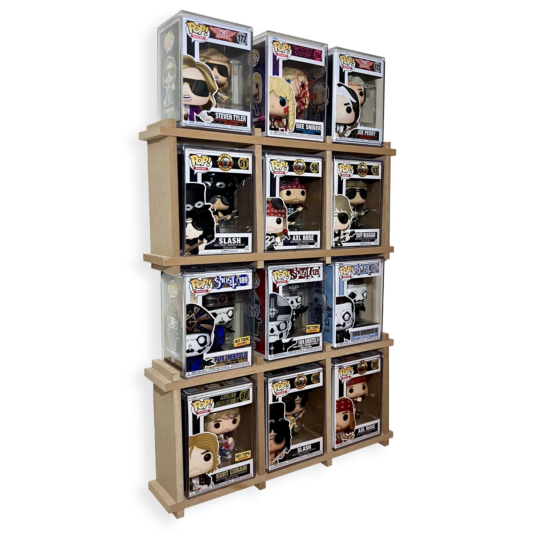 KUBBIE ULTRA SLIM (1x3) - In Box Display Case for Funko Pops, Wall Mountable & Stackable Pop Shelf (MDF Wood) - Image 9