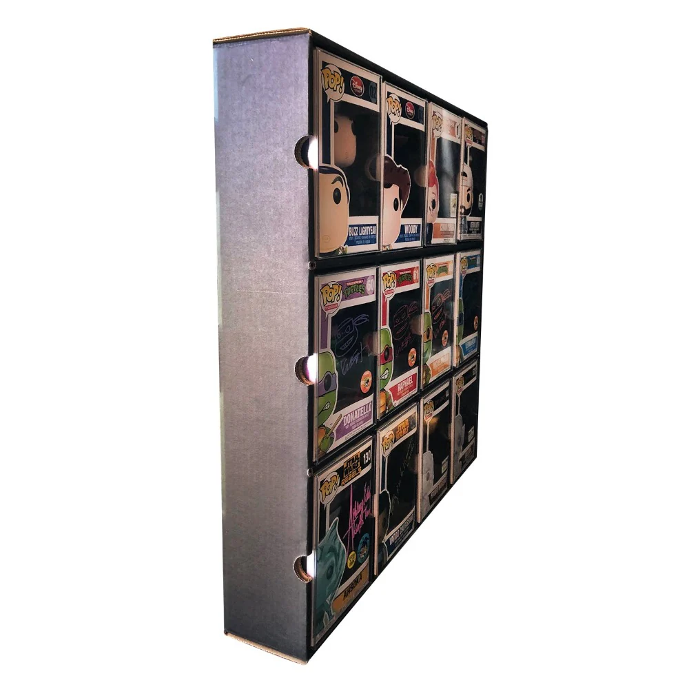 KUBBIE DLX BLACK (3x4) - In Box Display Case for Funko Pops, Wall Mountable & Stackable Pop Shelf (Cardboard) - Image 12