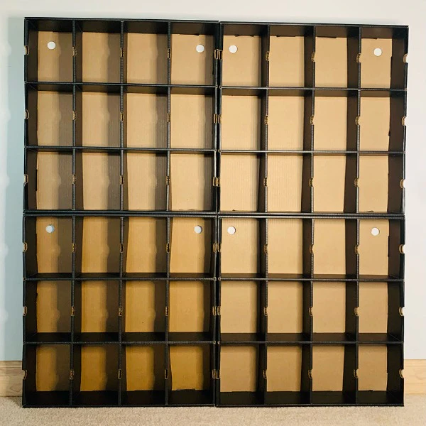 KUBBIE DLX BLACK (3x4) - In Box Display Case for Funko Pops, Wall Mountable & Stackable Pop Shelf (Cardboard) - Image 7