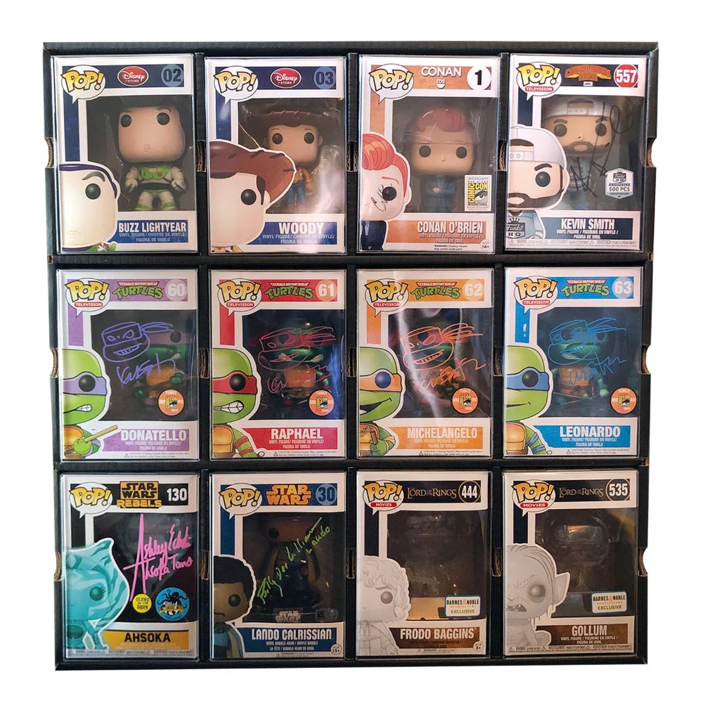 KUBBIE DLX BLACK (3x4) - In Box Display Case for Funko Pops, Wall Mountable & Stackable Pop Shelf (Cardboard) - Image 8