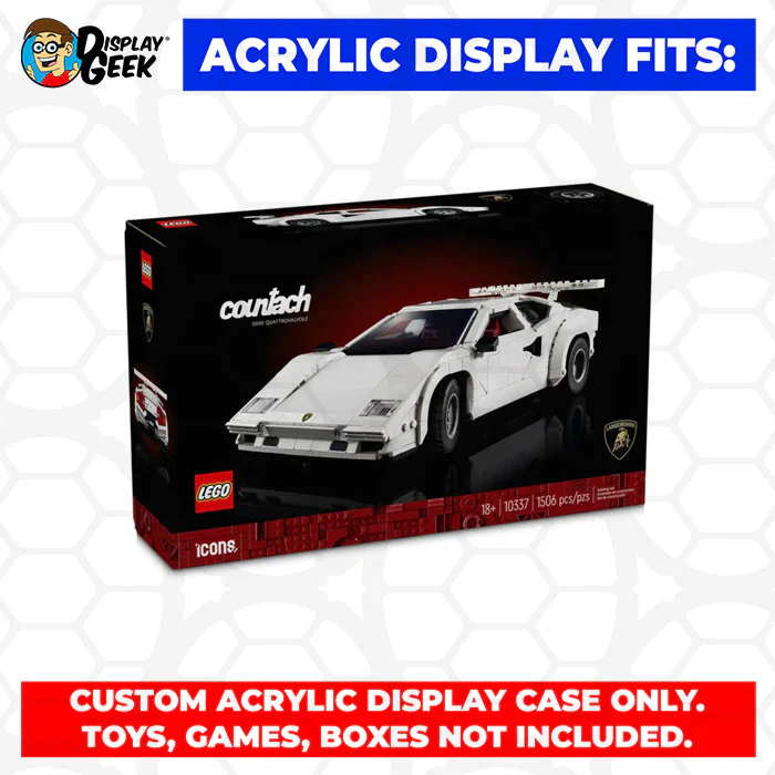 Custom Acrylic Display Case for LEGO Model 10337 10304 10295 - Creator Vehicles (3mm thick, UV Resistant) 5.5h x 16w x 8d - Image 12