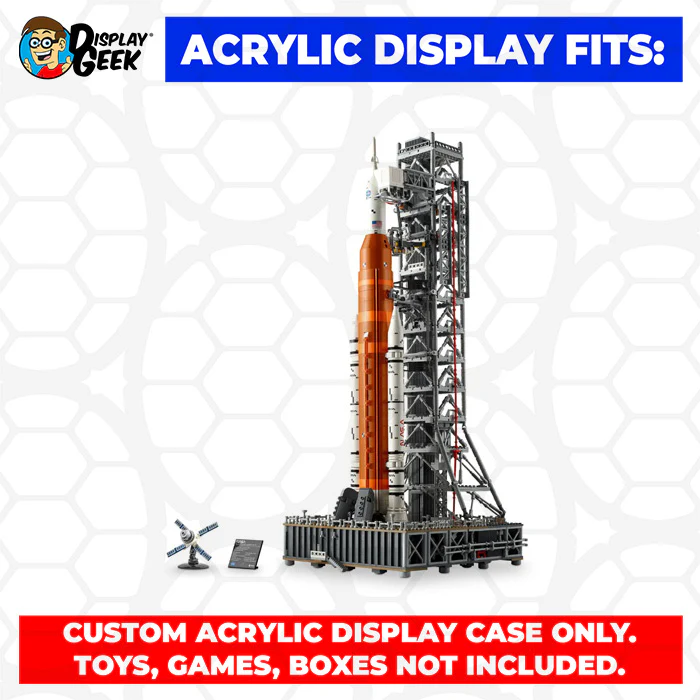 Custom Acrylic Display Case for LEGO Model 10341 - NASA Artemis Space Launch System (3mm thick, UV Resistant) 29h x 13.5w x 12.5d - Image 12