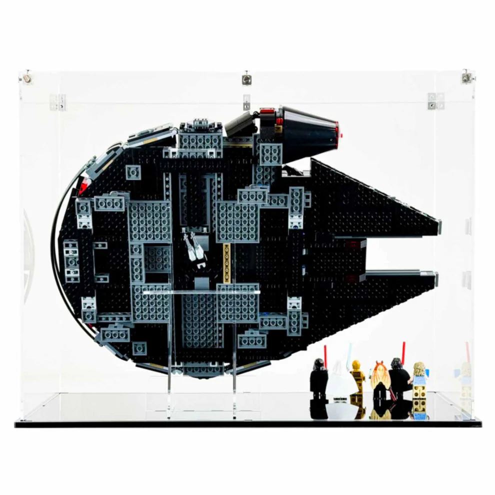 Custom Acrylic Display Case for LEGO Model 75389 Vertical - The Dark Falcon (3mm thick, UV Resistant) 14.3h x 18.5w x 9d - Image 9