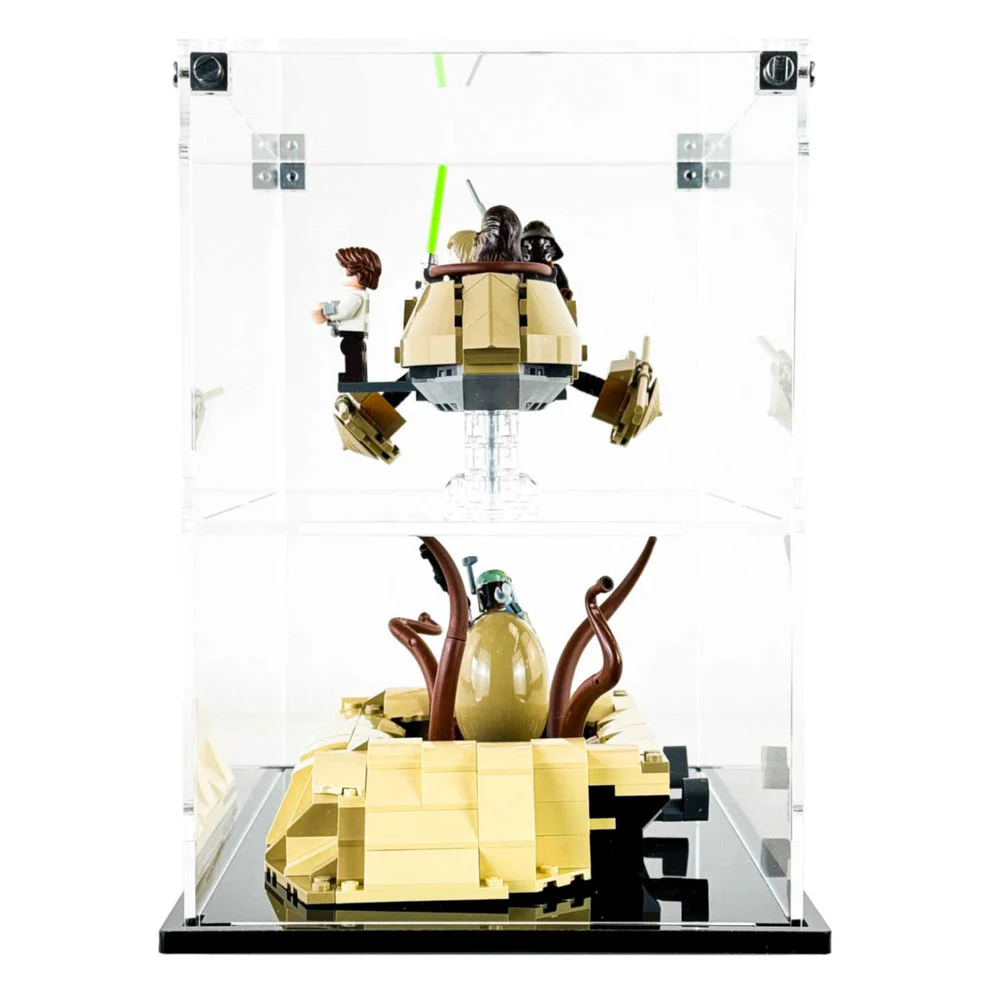 Custom Acrylic Display Case for LEGO Model 75396 - Desert Skiff & Sarlacc Pit (3mm thick, UV Resistant) 9.3h x 10.5w x 6.5d - Image 2