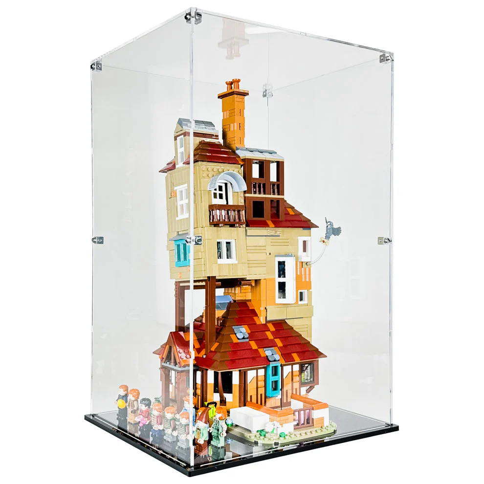 Custom Acrylic Display Case for LEGO Model 76437 - The Burrow Collectors Edition (3mm thick, UV Resistant) 19h x 11.5w x 10.25d