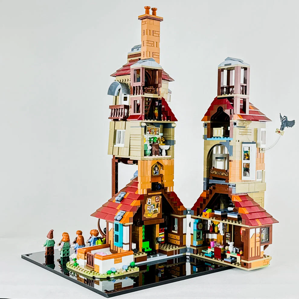 Custom Acrylic Display Case for LEGO Model 76437 - The Burrow Collectors Edition (3mm thick, UV Resistant) 19h x 11.5w x 10.25d - Image 8
