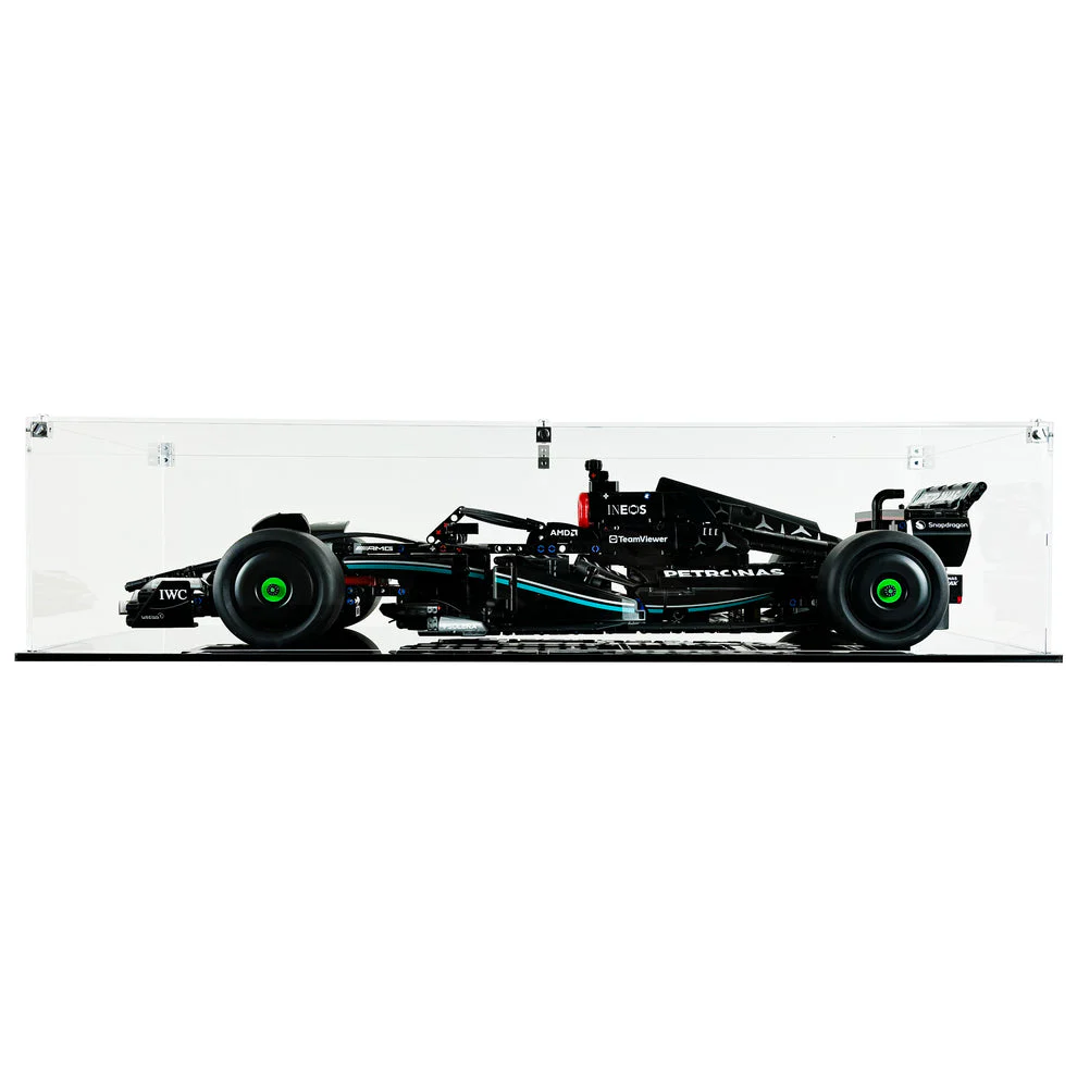 Custom Acrylic Display Case for LEGO Model 42171 Horizontal - Mercedes-AMG F1 W14 E Performance (3mm thick, UV Resistant) 6h x 26w x 11.5d
