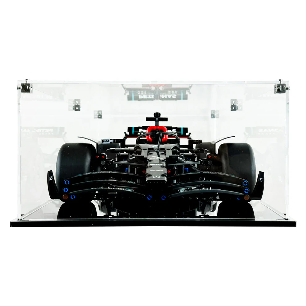 Custom Acrylic Display Case for LEGO Model 42171 Horizontal - Mercedes-AMG F1 W14 E Performance (3mm thick, UV Resistant) 6h x 26w x 11.5d - Image 2