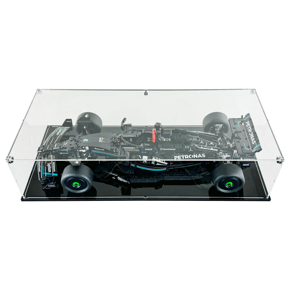 Custom Acrylic Display Case for LEGO Model 42171 Horizontal - Mercedes-AMG F1 W14 E Performance (3mm thick, UV Resistant) 6h x 26w x 11.5d - Image 3