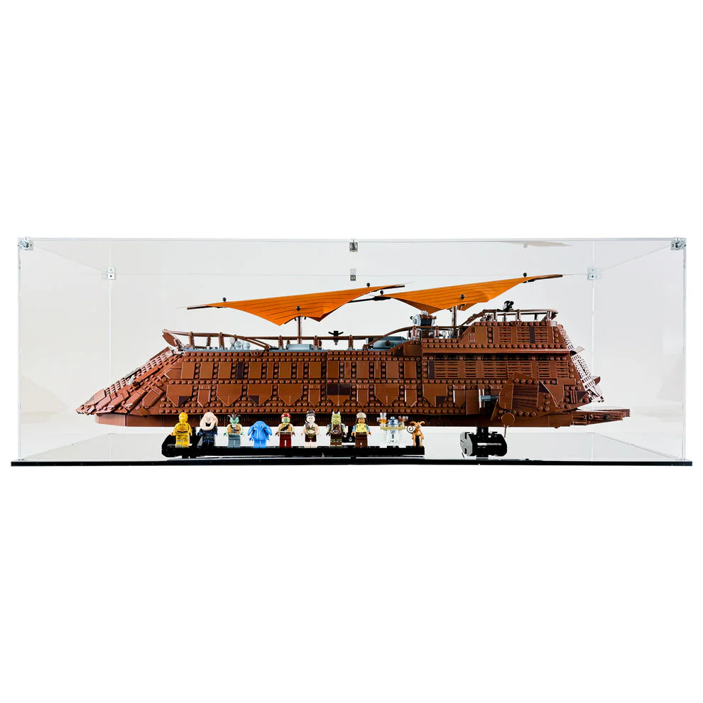 Custom Acrylic Display Case for LEGO Model 75397 - Jabba's Sail Barge (3mm thick, UV Resistant) 10.5h x 31.75w x 11d - Image 8