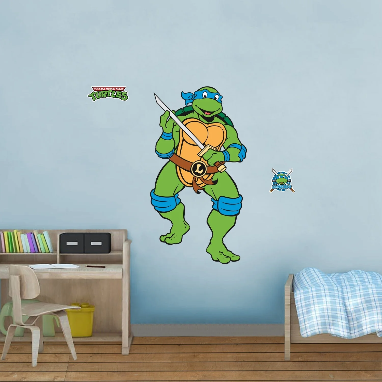 Leonardo - Teenage Mutant Ninja Turtles - RealBig Classic Collection - Official Nickelodeon - Reusable Vinyl Wall Decals - Image 6