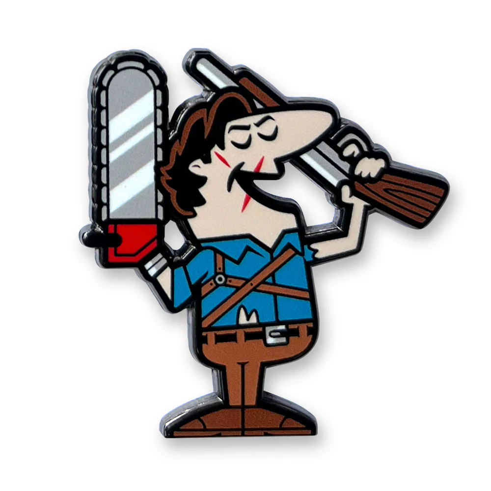 HareBrained! Little Boomsticks Black Nickel Pin